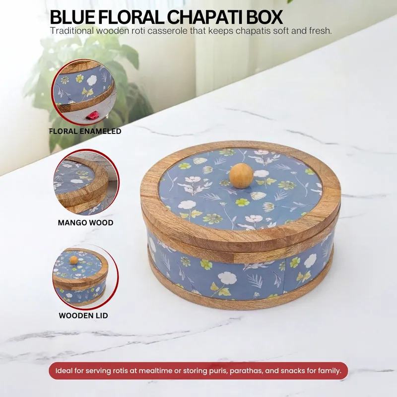 Rasva III Wood Roti Box - Blue media 4