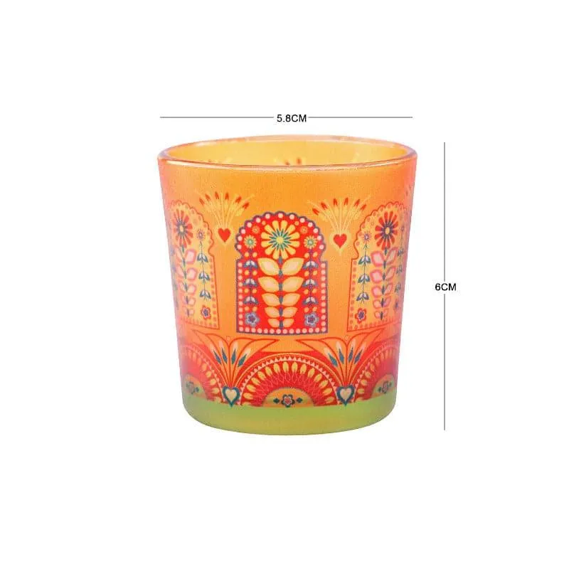 Vibrant Jharokha Candle Votive - Set Of Two media 3
