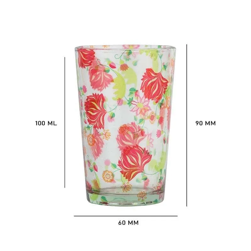 Kolorobia Ornate Mughal Chai Glass - Set of Four media 5
