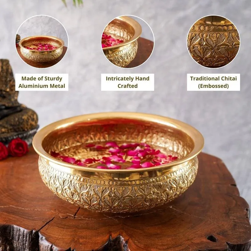 Ananda Festive Urli - Gold media 6