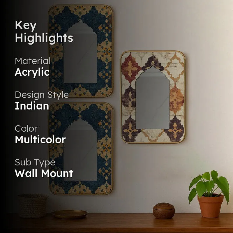 Meher Jharokha Wall Mirrors - Set Of Three media 2
