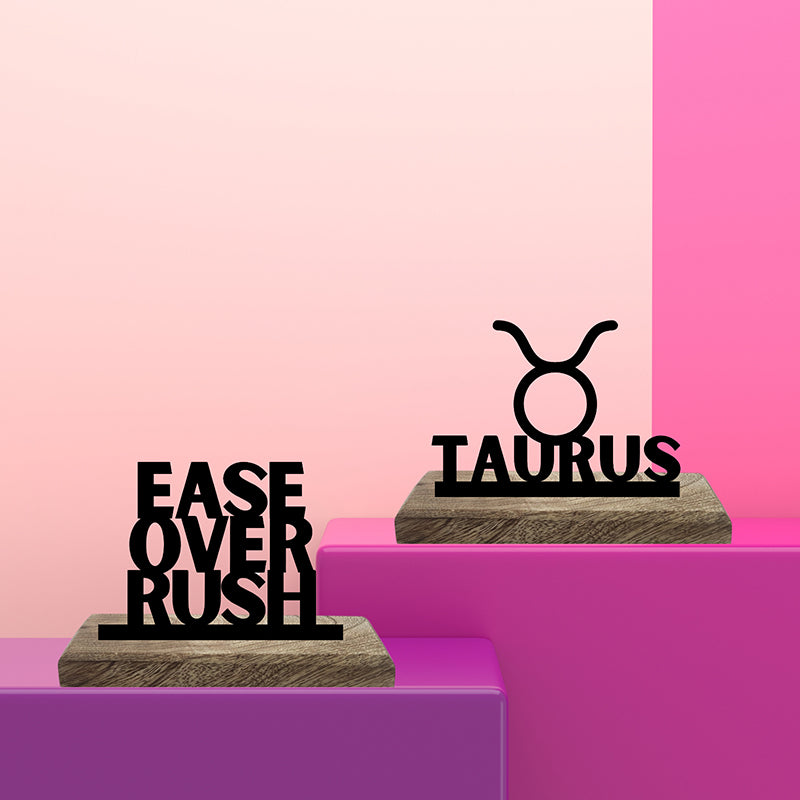 Serene Taurus Showpiece - Set Of Two
