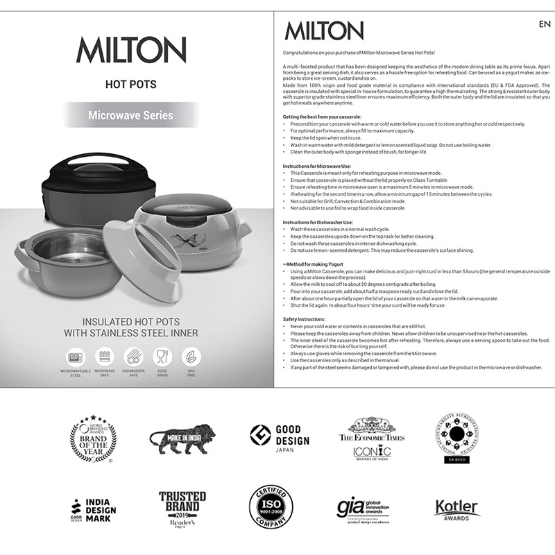 Milton Culina Casserole (420 mL/850 mL/1.4 L) - Set Of Three media 6