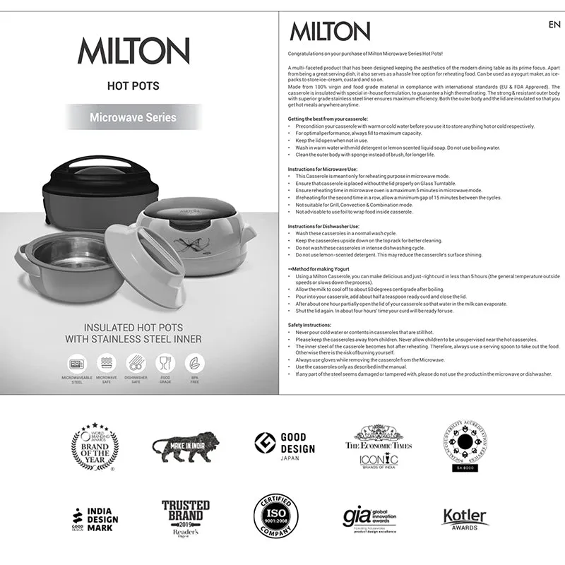 Milton Culina Casserole (420 mL/850 mL/1.4 L) - Set Of Three media 6