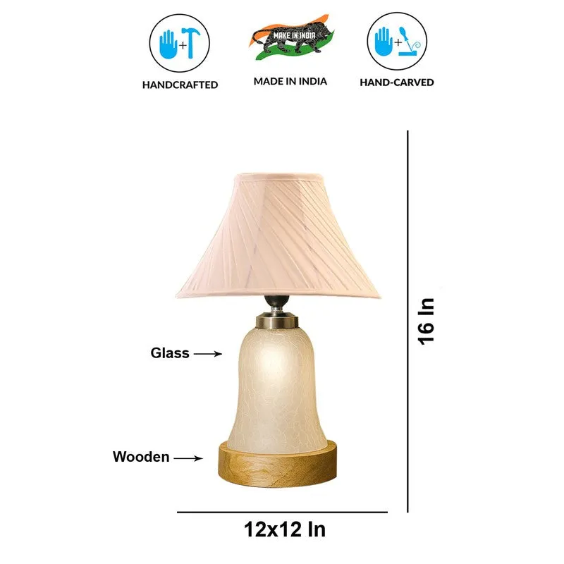 Zoravelle Wooden Table Lamp - Ivory media 9