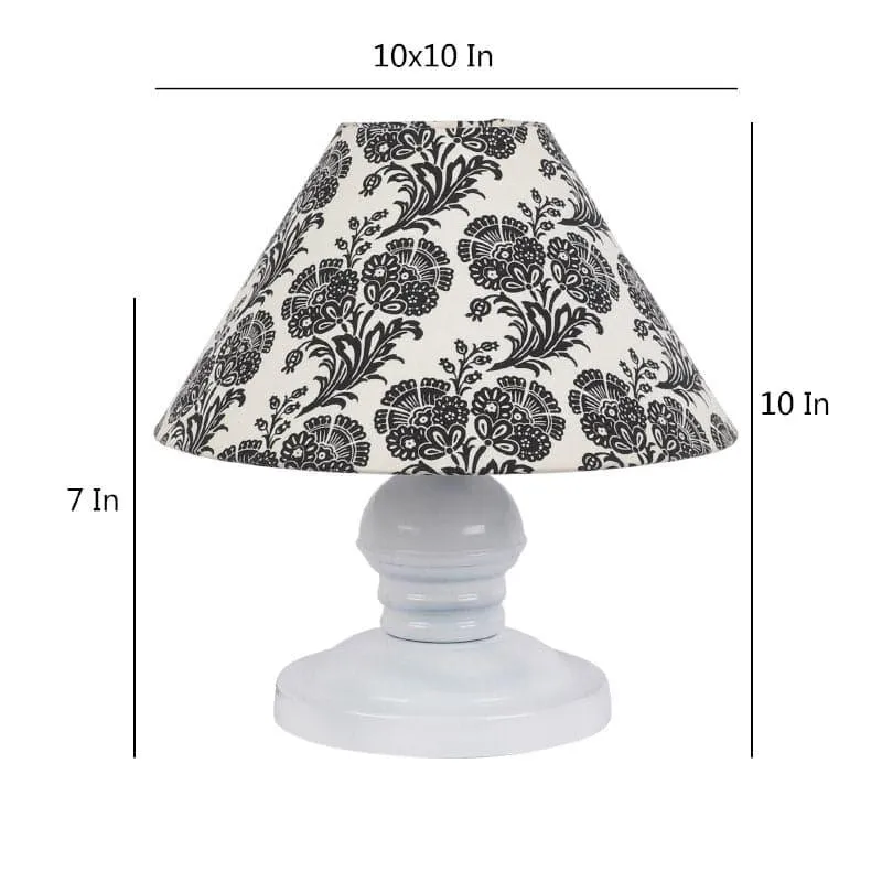 Filigree Myrla Fabric Table Lamp - Black,White media 5