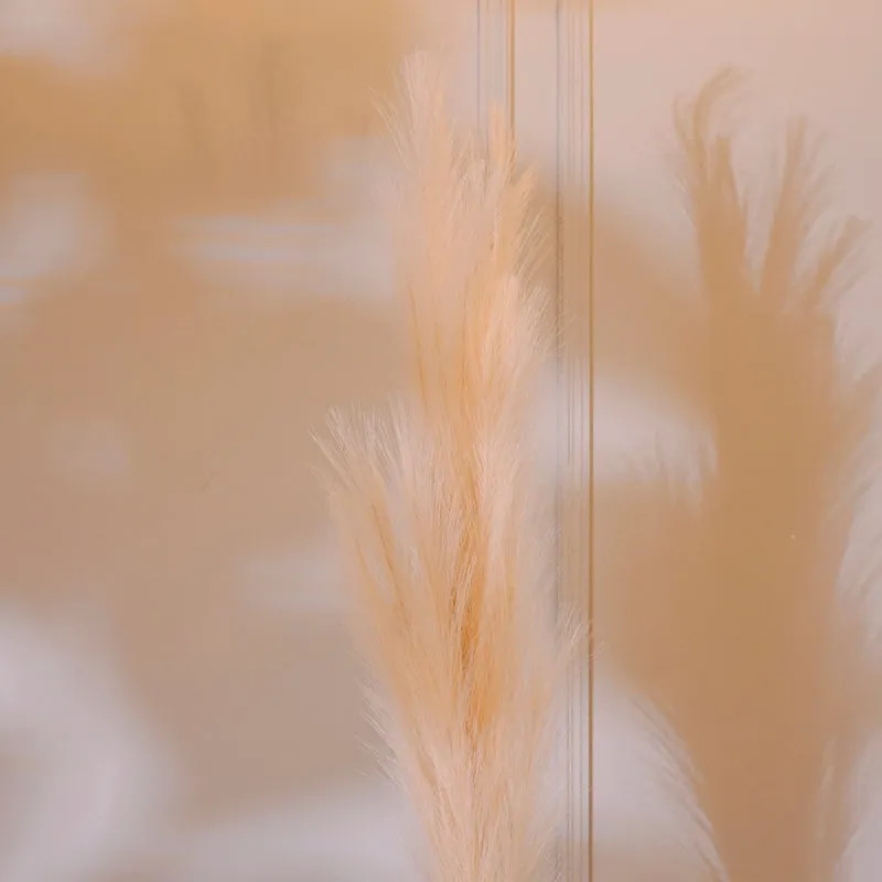 Faux Pampas Grass Stick (White) - 35 CM media 3
