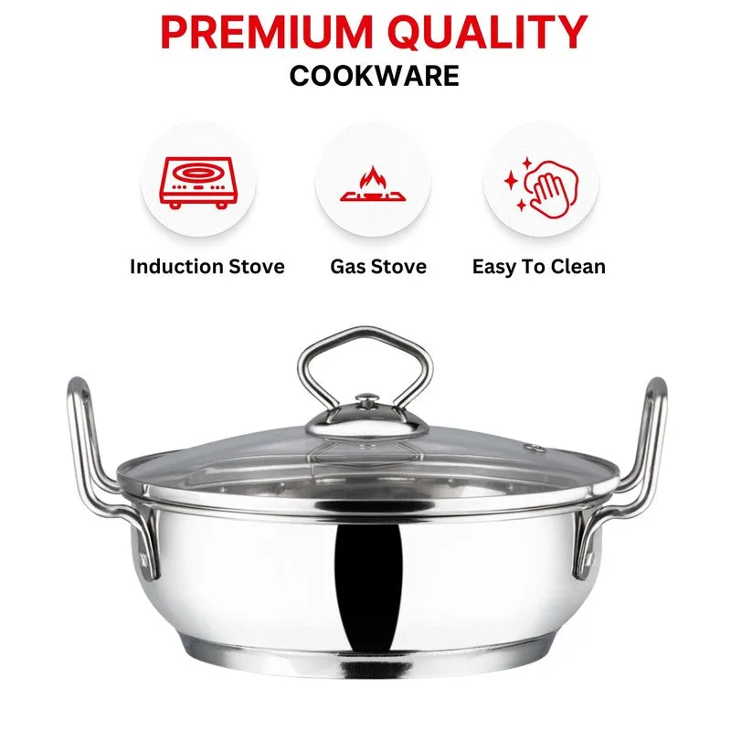 Vinod Chefs Delight Kadhai With Lid - 3700 mL media 8