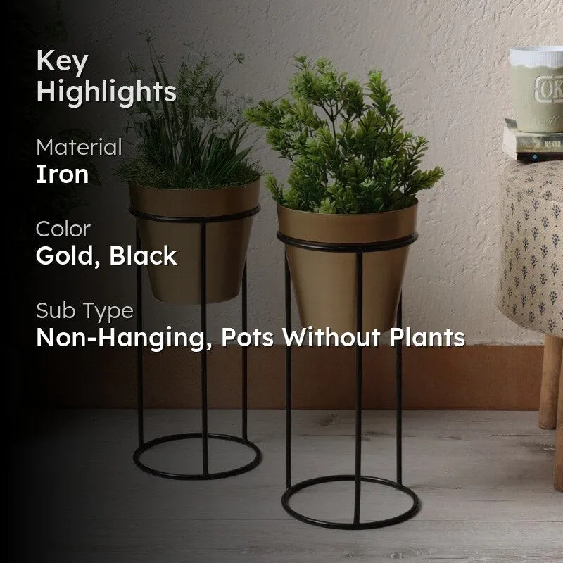 Tiyara Floor Planter - Set Of Two media 2