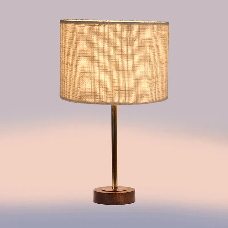 Sienna I Rodin Wooden Table Lamp - White,Gold,Brown media 5