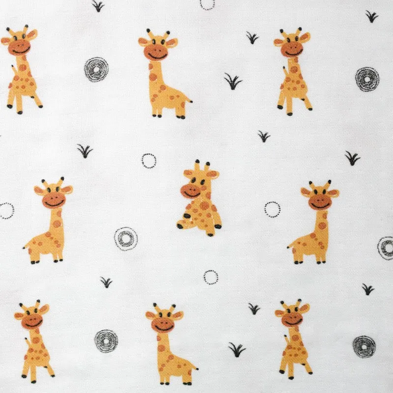 Warmkins Giraffe Print Cotton Kids Bath Towel - Set of Two media 9
