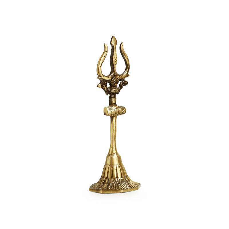 Trishool Matra Hand Etched Showpiece media 3