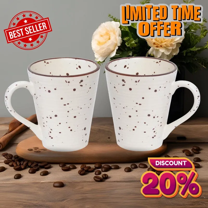 Ceramic Ceramic Coffee Mug (250 mL Each) - Set Of Two media 4