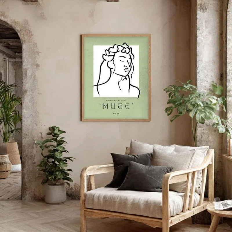 Graceon Canvas Wall Painting With Brown Frame media 5