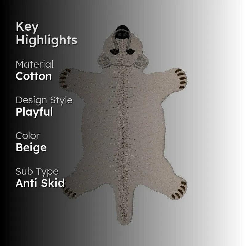 Snowy Bear Cotton Carpet media 2
