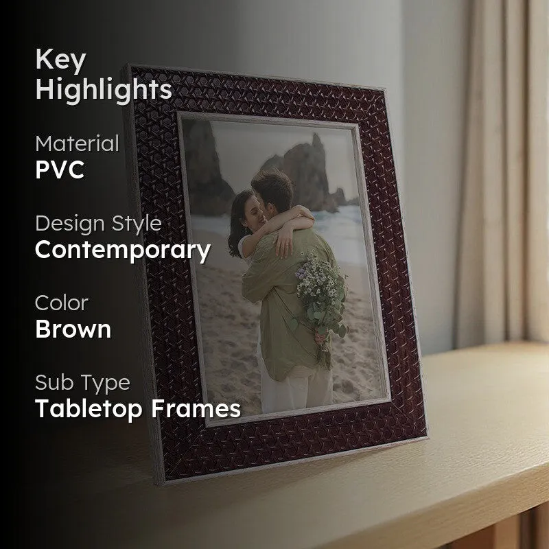 MonoMuse PVC Photo Frame - Brown media 2