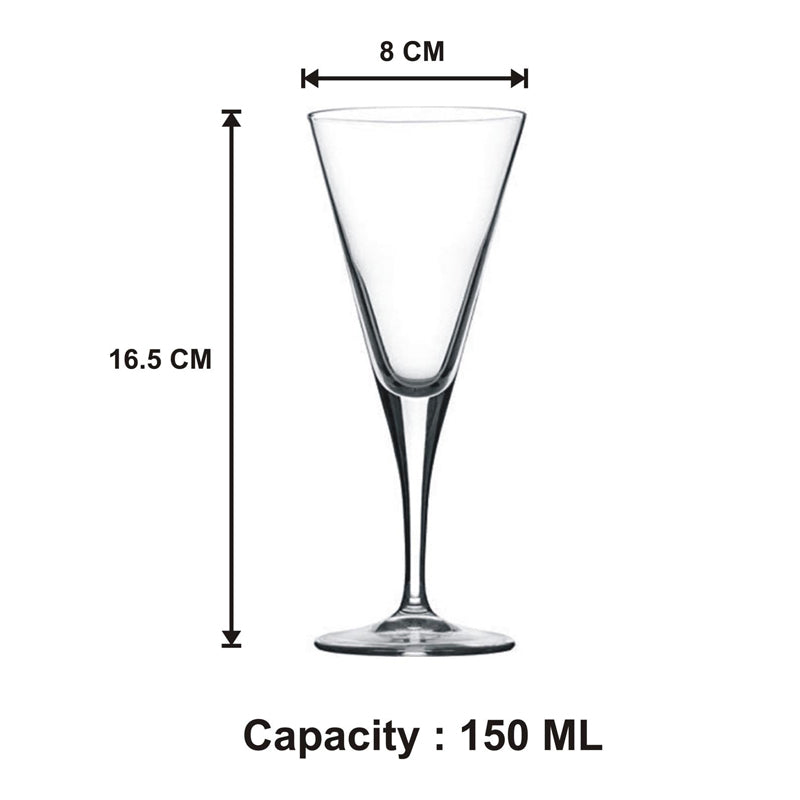 Brillante Stem Glass - 150 mL media 7