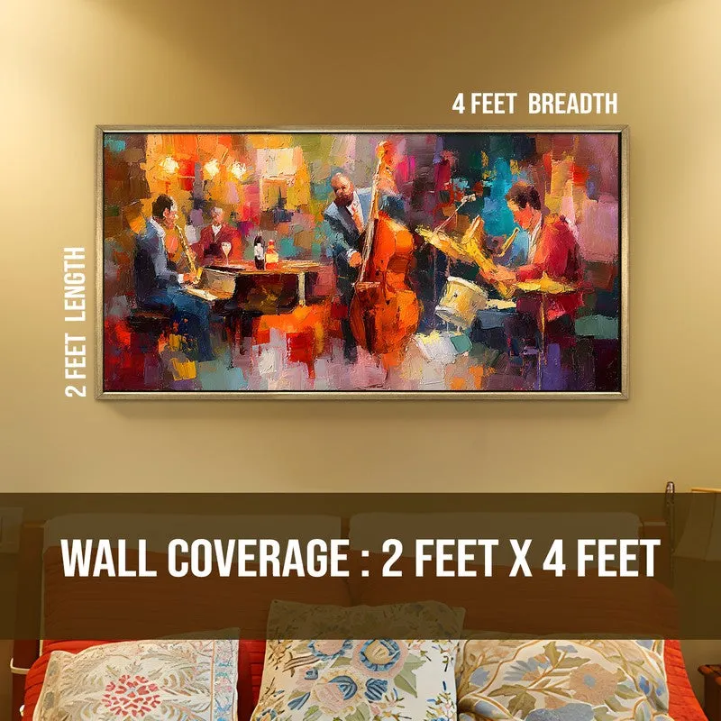 Polyphony Canvas Wall Painting With Frame media 8