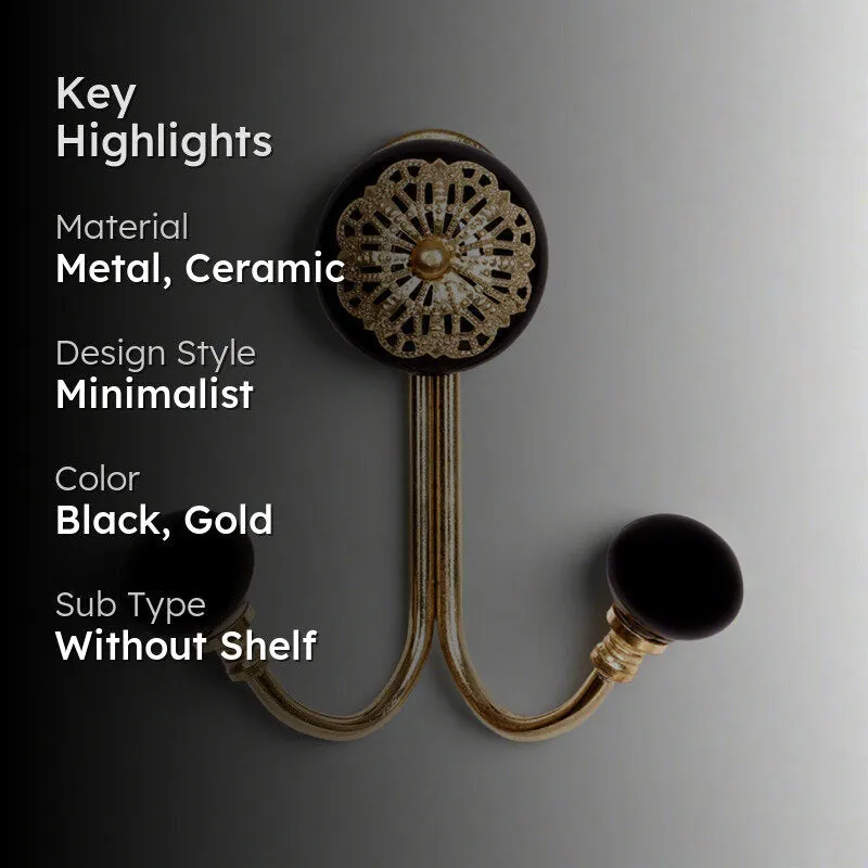 Minate Floral Filigree Wall Hook media 2