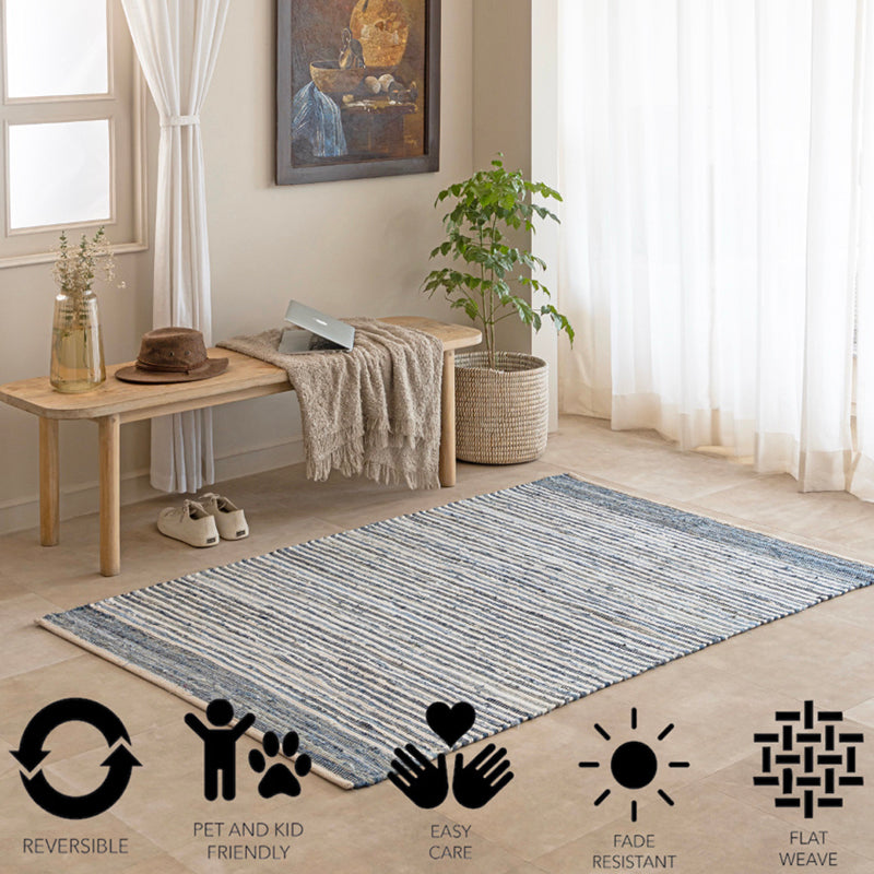 Natte II Handwoven Cotton Rug media 7