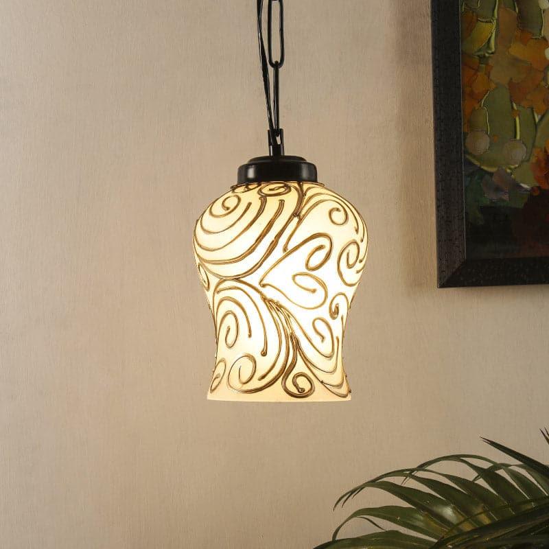 Misty Spread Glass Ceiling Lamp