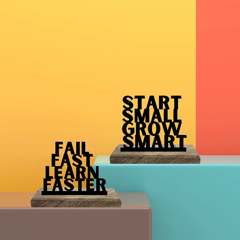 Start Small Showpiece - Set Of Two media 1