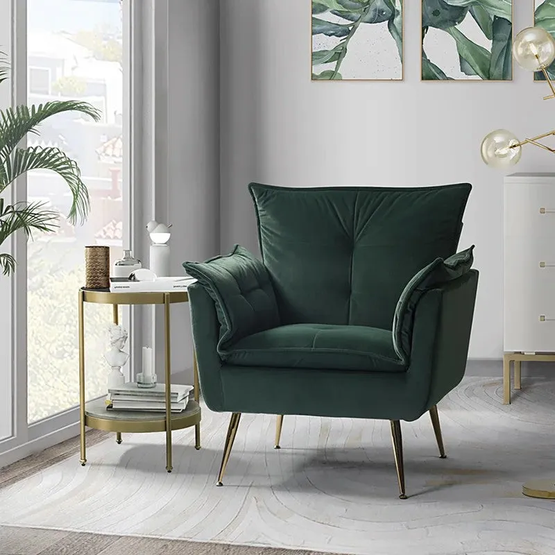 Contura Neem Wood Accent Chair - Green media 4