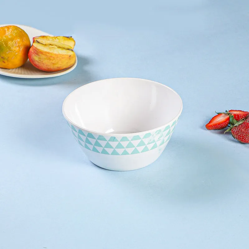 Jisho Snack Bowl (White & Light Blue) - 750 ML media 1
