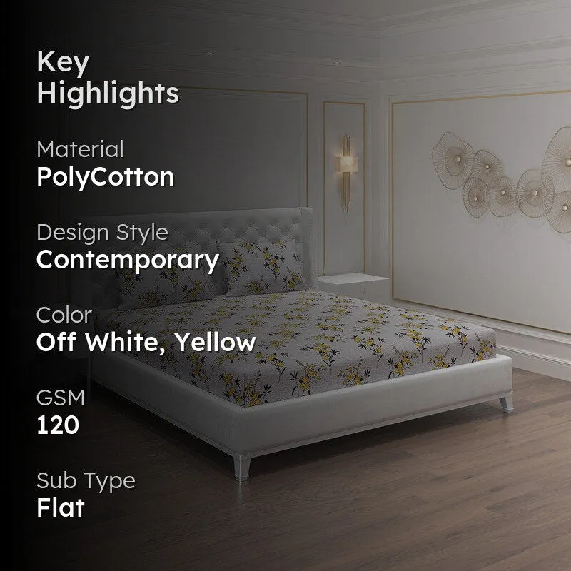 Monte Carlo Fleurish Bedsheet - 120 GSM media 2