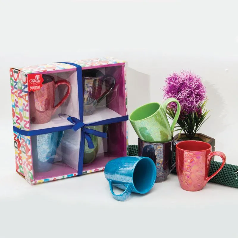 Isolde Porcelain Coffee Mug (300 mL Each) - Set of Four media 3