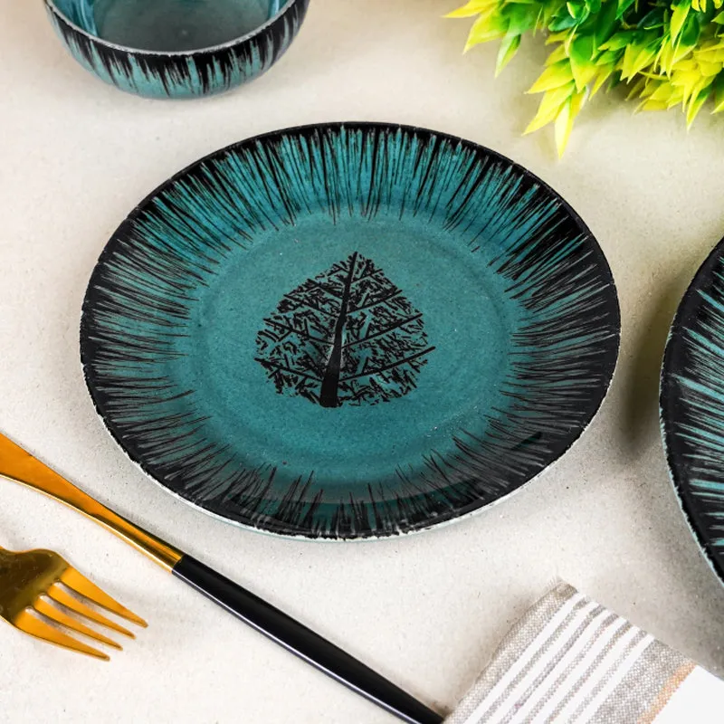 Tree Motif Ceramic Dinner Set - 18 Piece Set media 7