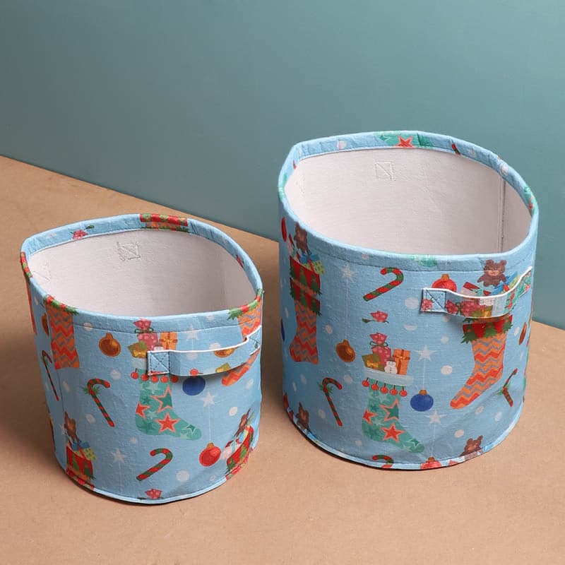 Clutter-Free Crates Laundry Basket - Set Of Two media 4