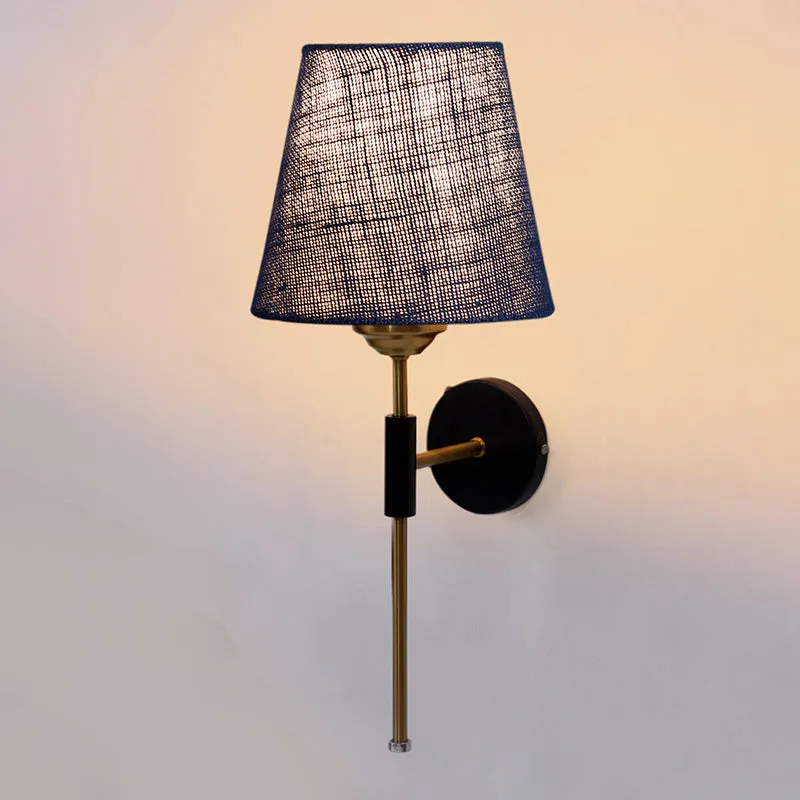 Beryll Jute Wall Lamp - Blue media 4