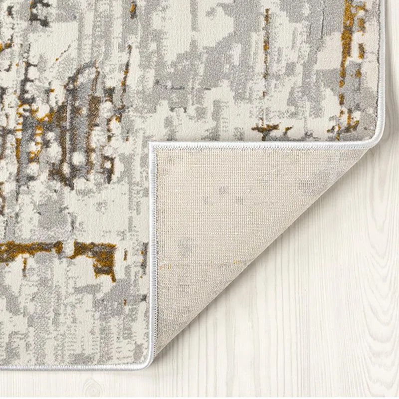 Piera Abstract Carpet - Ash & White media 4