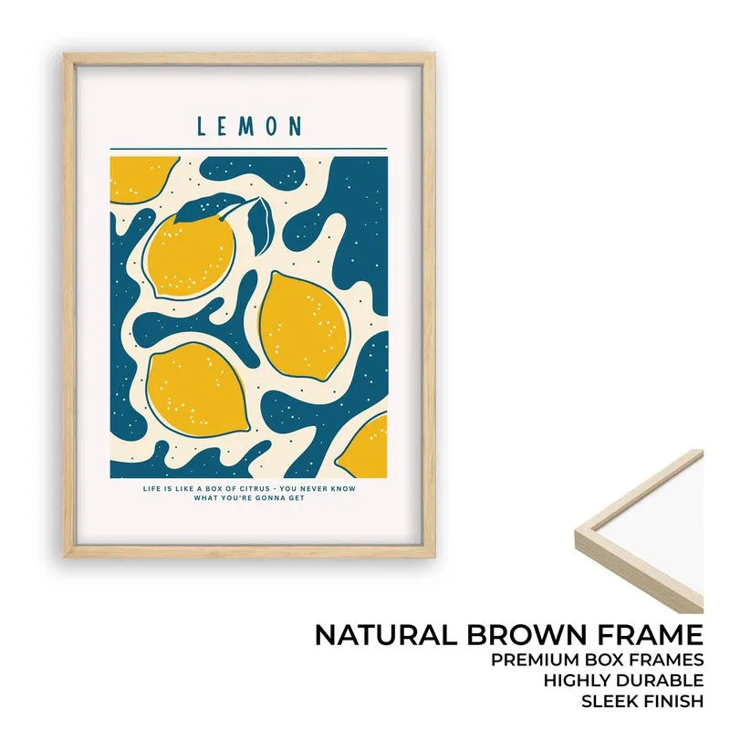 Abstract Lem Archival Canvas Wall Art - Brown media 10