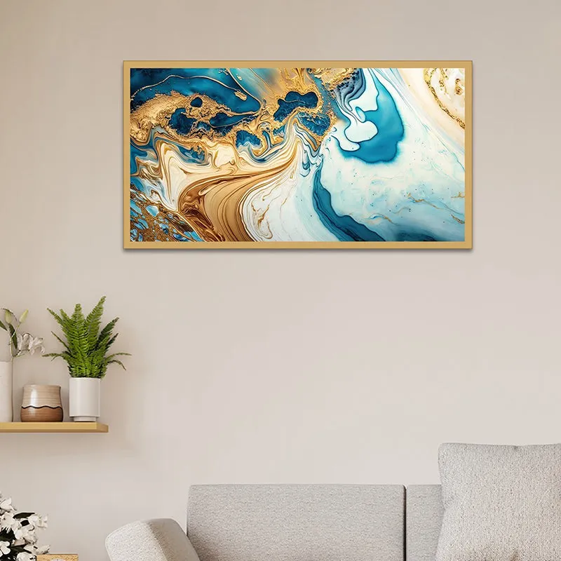 Oil Spill Swirls Canvas Wall Painting media 6