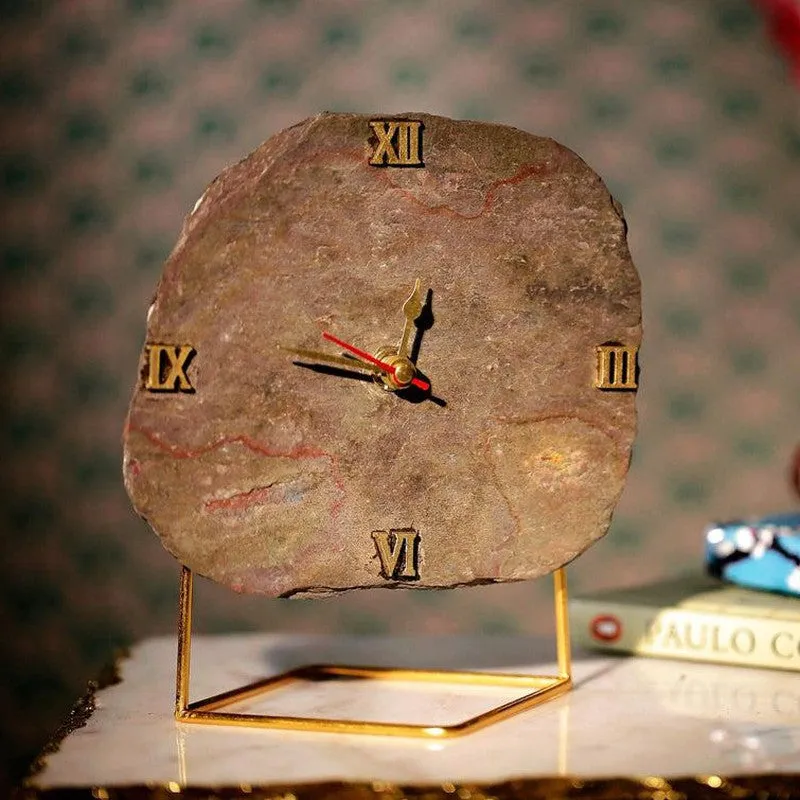 Dursa Peacock SlateTable Clock media 5