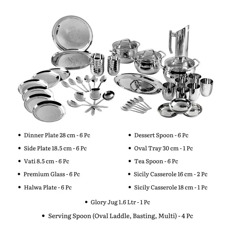 Kraft Kylora Kylen Dinner Set - 53 Piece Set media 10