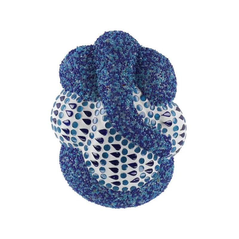Shree Ganesha Mosaic Glass Wall Lamp - Multicolor media 6
