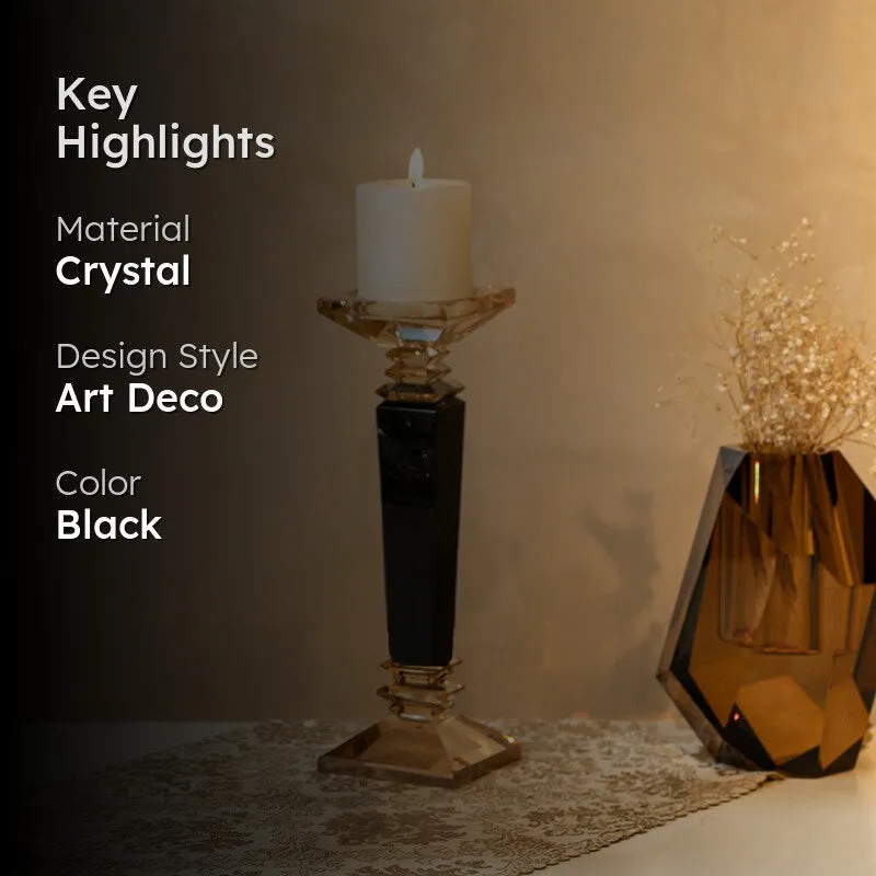 Elegance Crystal Candle Holder - Medium media 2