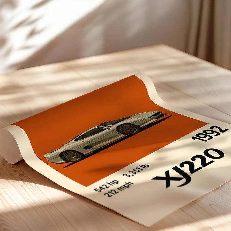 XJ220 Heritage Wall Poster media 5