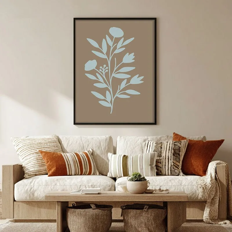 Coastal Flora Canvas Wall Painting With Black Frame media 5
