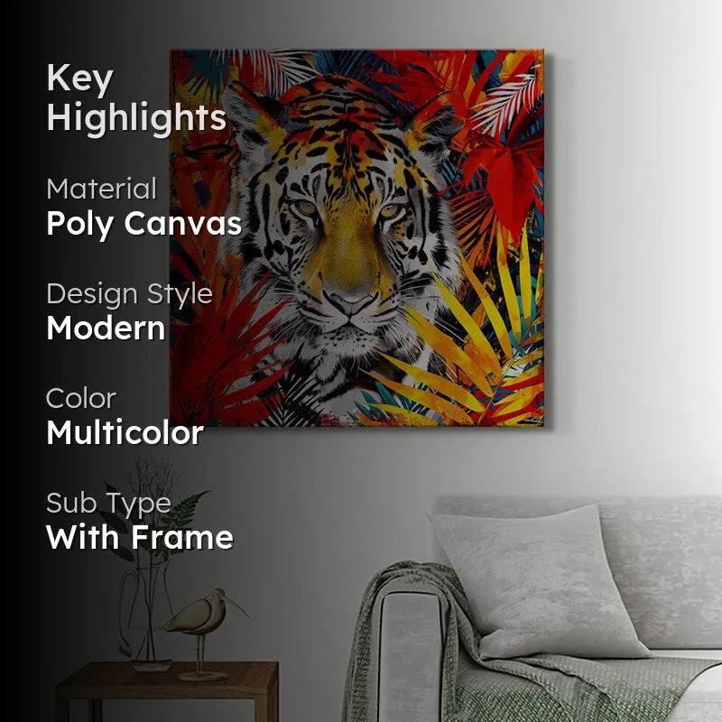Wild Tiger Wall Painting media 2