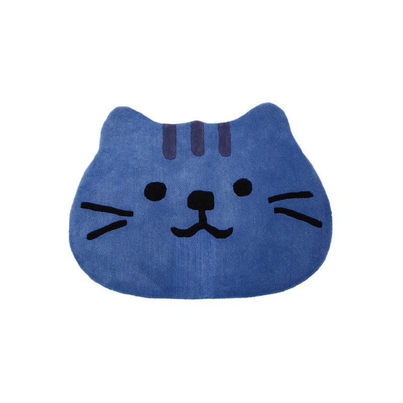 Meow Wool Carpet - Blue