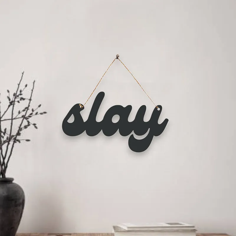 Slay Mild Steel Wall Accent media 1
