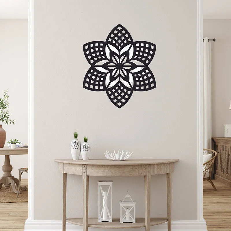 Simo Mandala Black Iron Wall Accent media 1