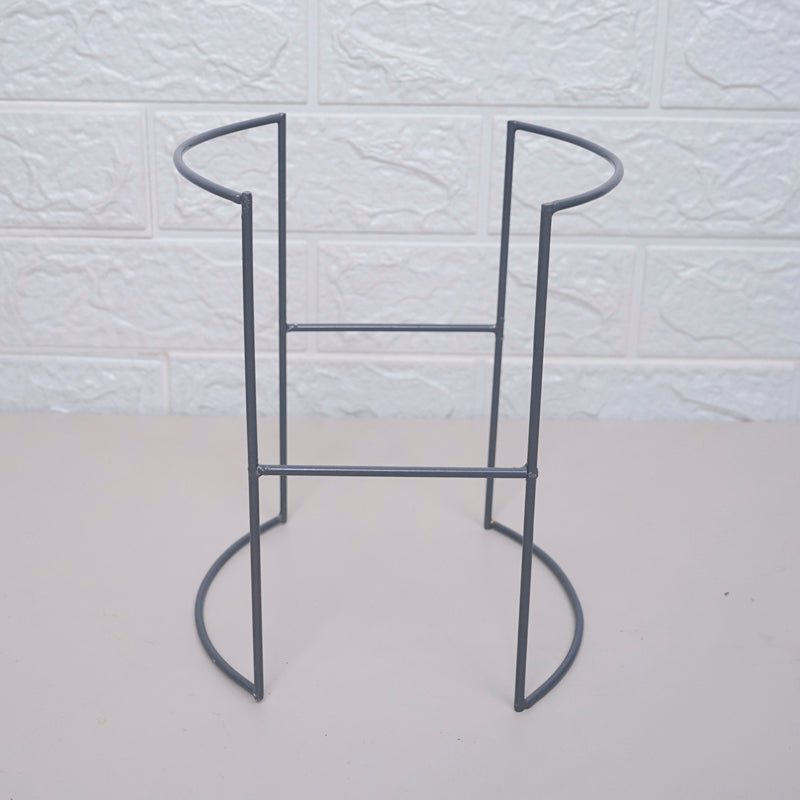 Plantrix Metal Planter With Stand - Grey media 5