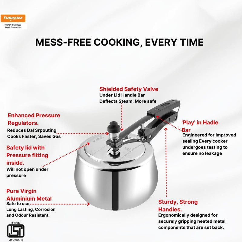 Kraft Power Steam Pressure Cooker - 2000 mL media 9