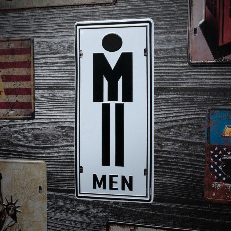 Men Signage Metal Wall Accent