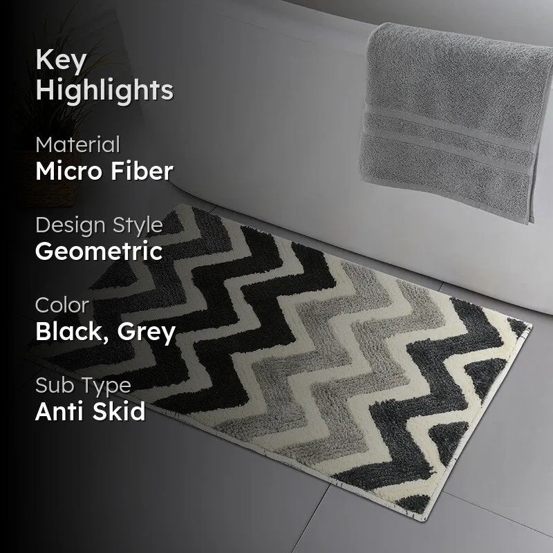 Striava Microfiber Bath Mat - Grey media 2